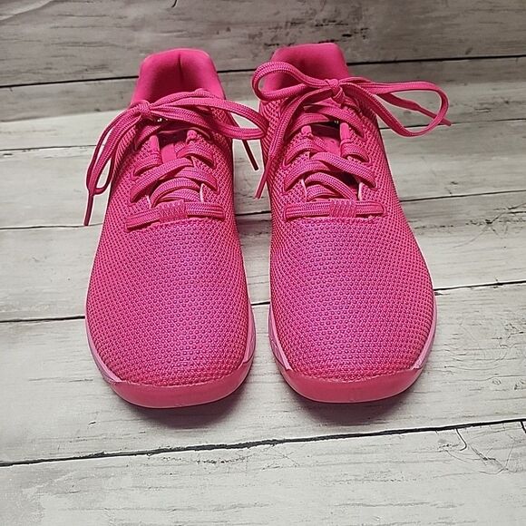 NOBULL Mens 6.5 Womens 8 Neon Pink Mesh Training Shoes Sneakers - Picture 2 of 11